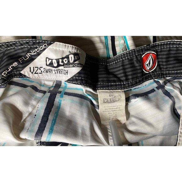 Volcom Boardies Mens 29 Board Shorts Beach Swim Trunks VZS 2 Way Stretch - Picture 3 of 6